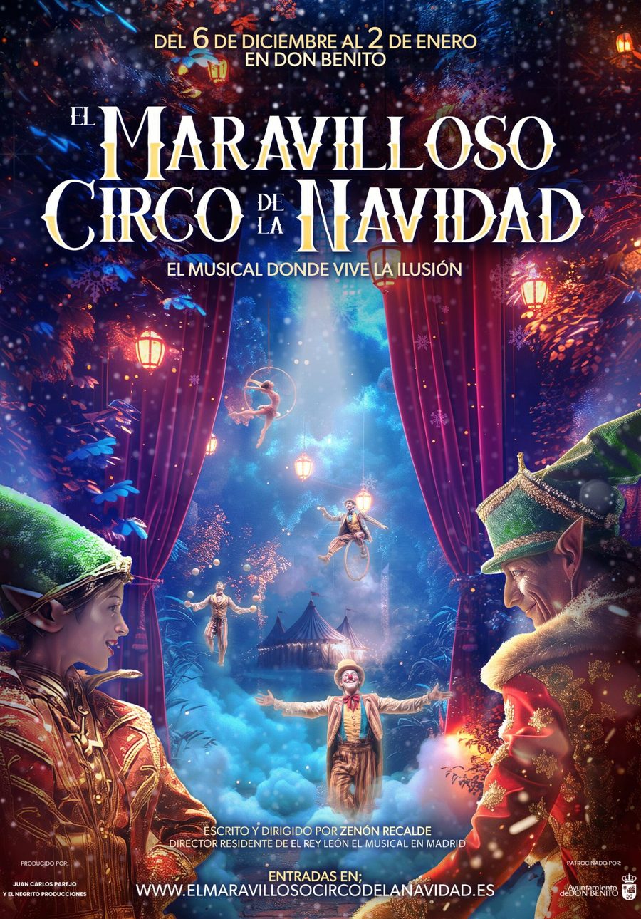 Cartel de El Maravilloso Circo de la Navidad